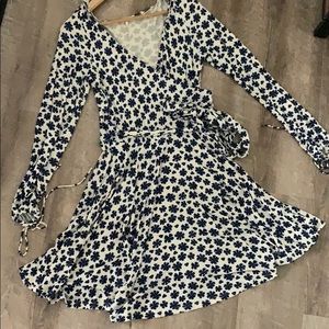 Free People Floral Wrap Dress Size Medium